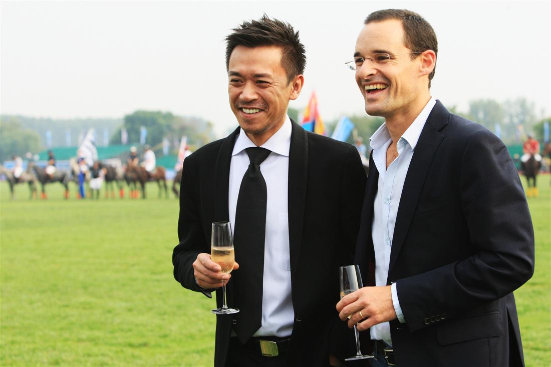 Mr Wang Xuebing and Mr Bouillonnec