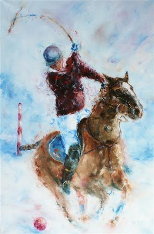 2000  sold. Polo IV. 60х90 cm. oil on canvas 